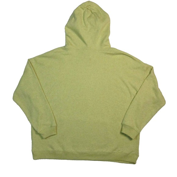 American Eagle Womens Hoodie Ahhmazingly Soft Long Sleeve Yellow Speckled Sz L - Picture 2 of 10